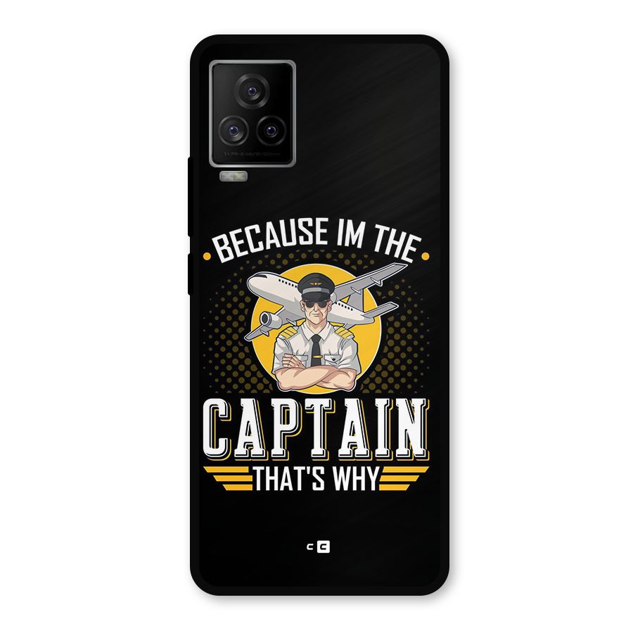 I M Captain Metal Back Case for iQOO 7 Legend 5G