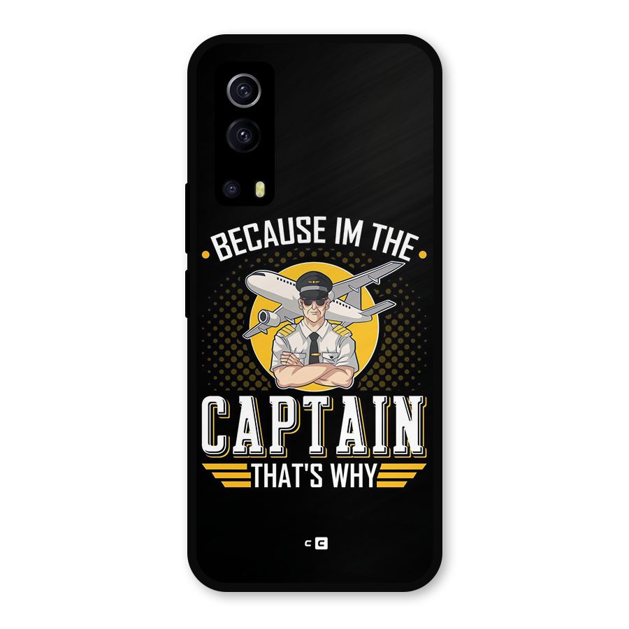 I M Captain Metal Back Case for iQOO Z3