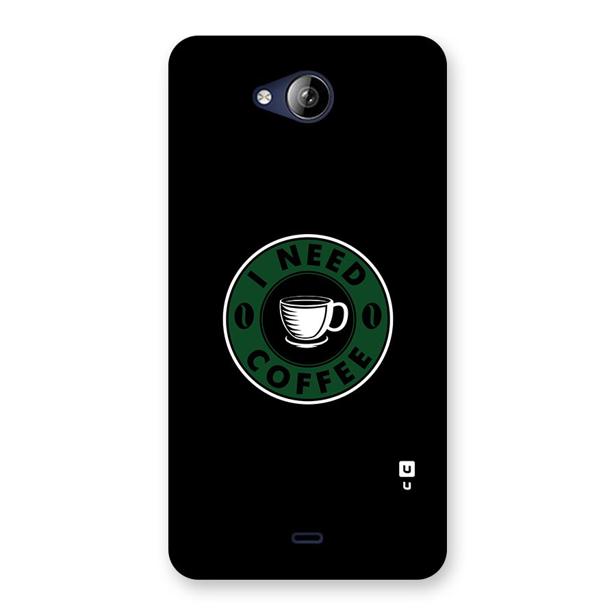 I Need Coffee Classic Back Case for Canvas Play Q355