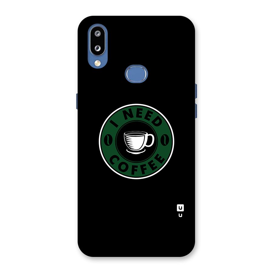 I Need Coffee Classic Back Case for Galaxy M01s