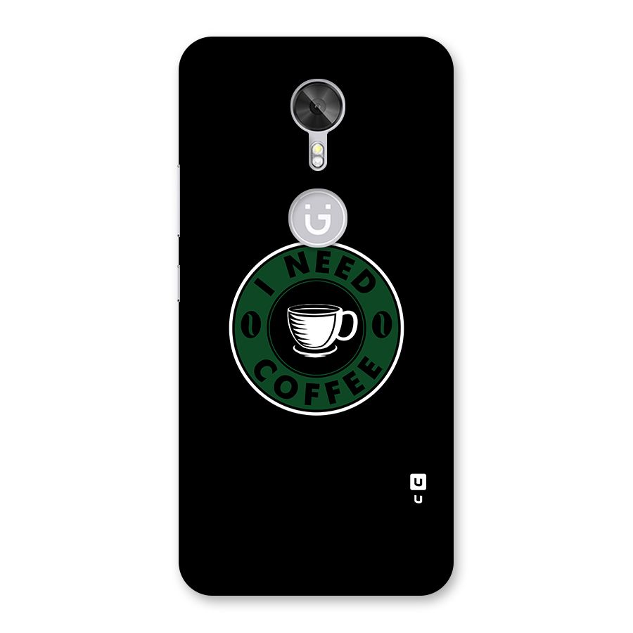 I Need Coffee Classic Back Case for Gionee A1