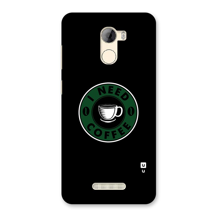 I Need Coffee Classic Back Case for Gionee A1 LIte
