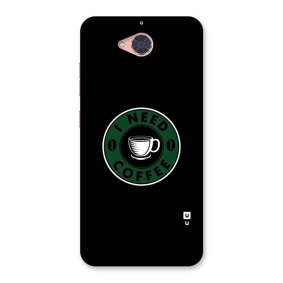 I Need Coffee Classic Back Case for Gionee S6 Pro