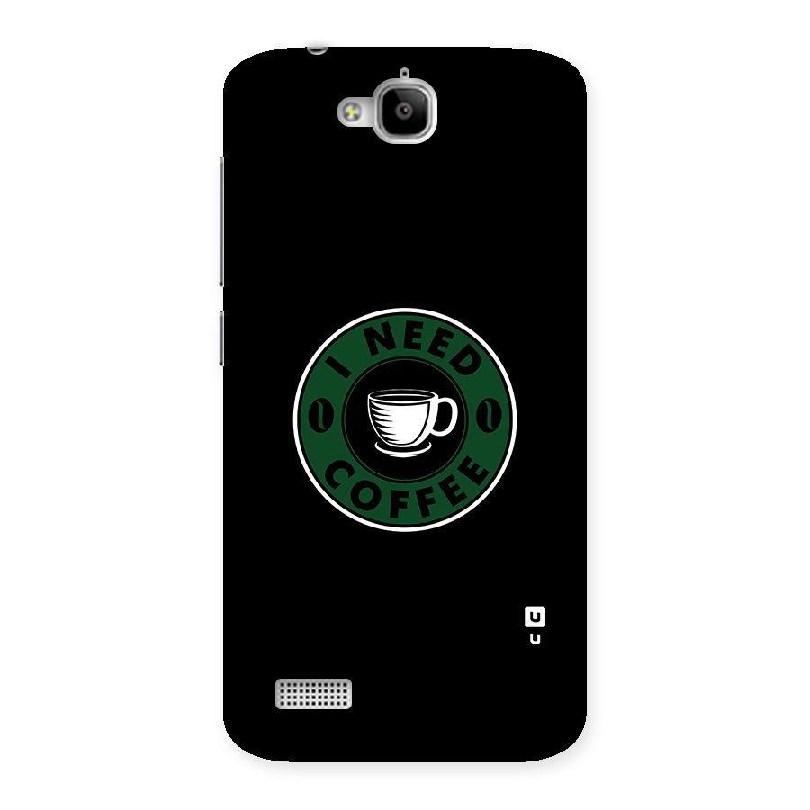 I Need Coffee Classic Back Case for Honor Holly