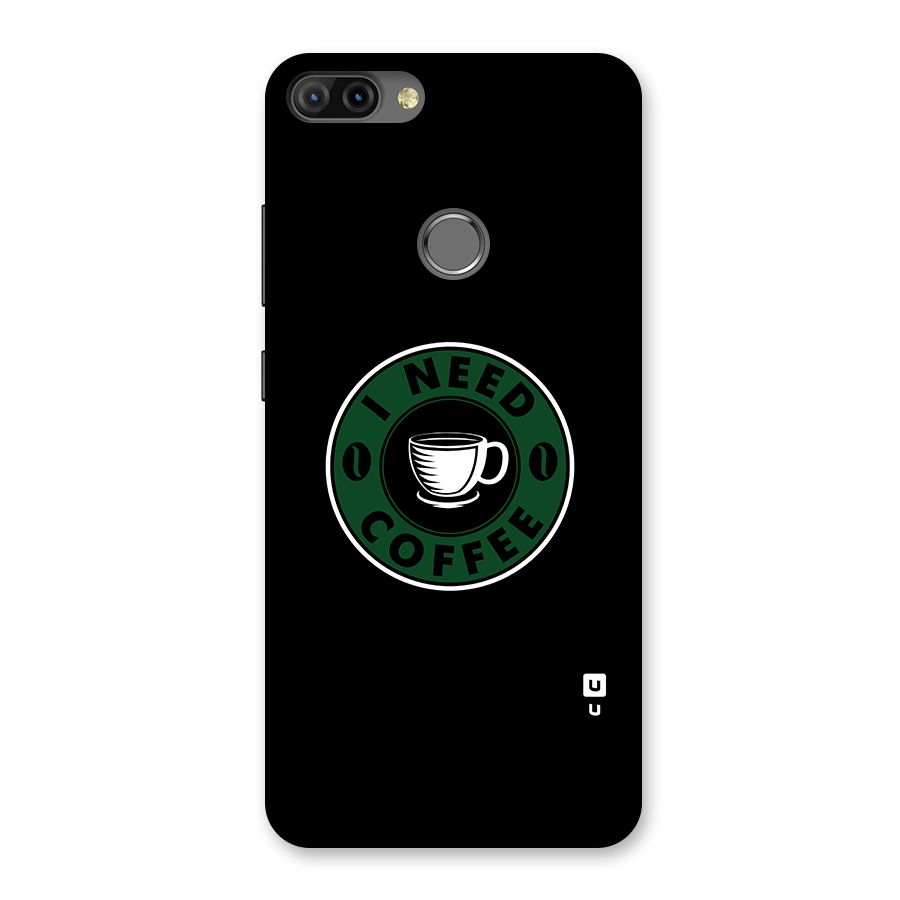 I Need Coffee Classic Back Case for Infinix Hot 6 Pro
