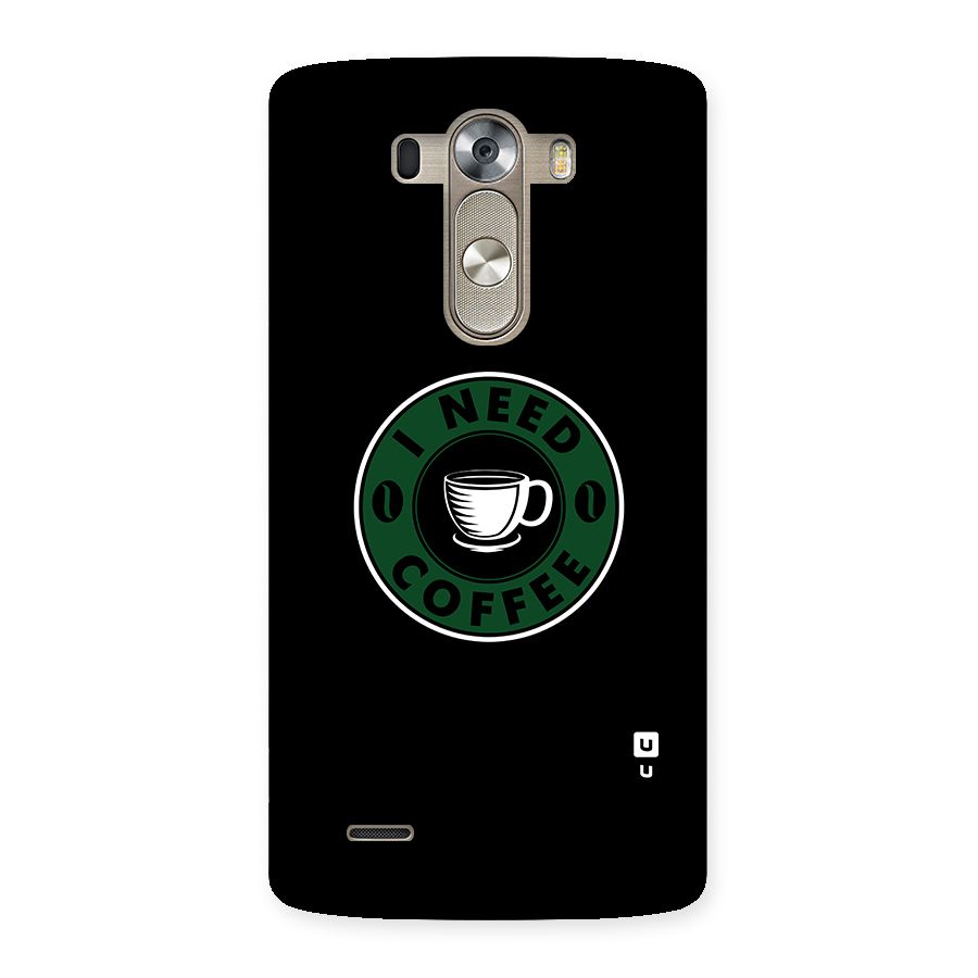 I Need Coffee Classic Back Case for LG G3