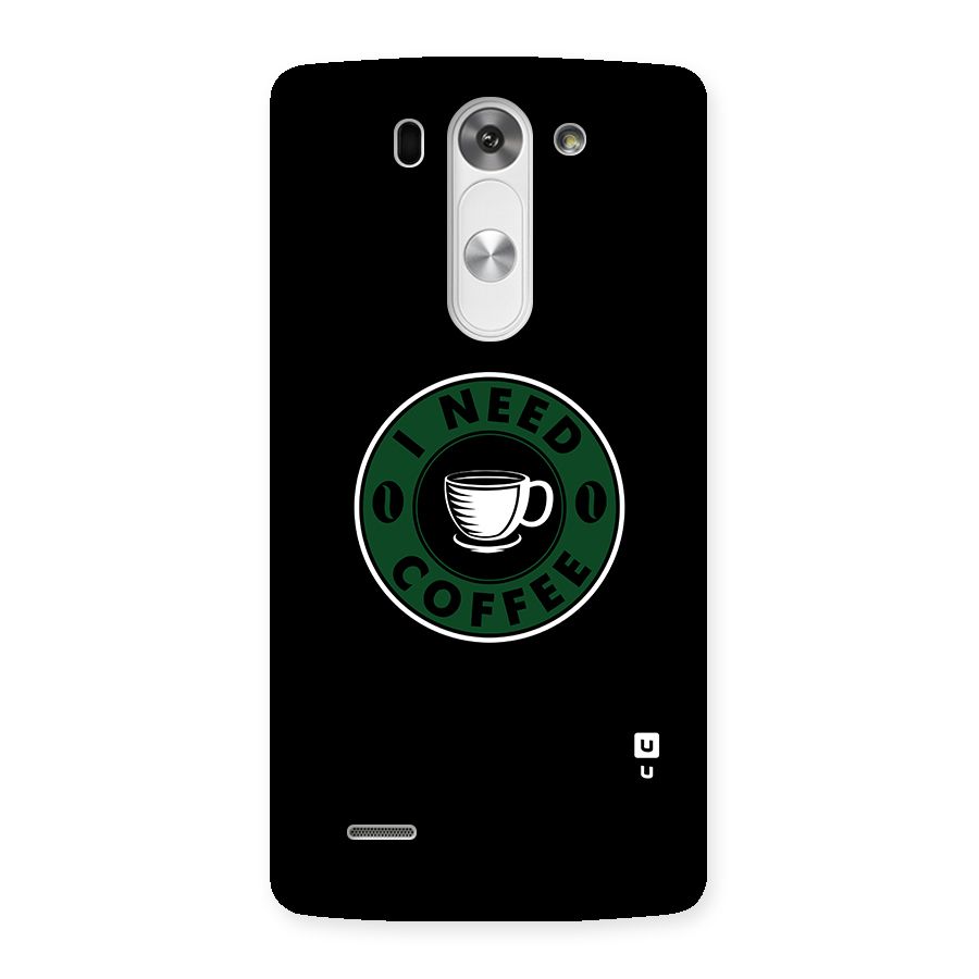 I Need Coffee Classic Back Case for LG G3 Beat