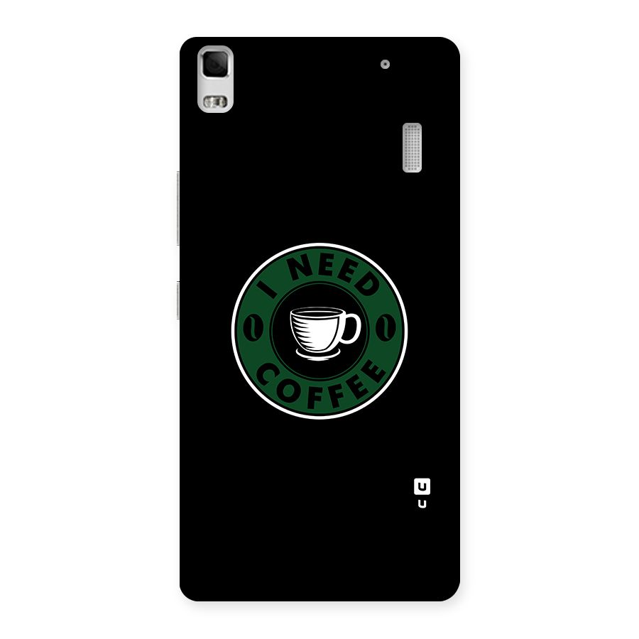 I Need Coffee Classic Back Case for Lenovo K3 Note