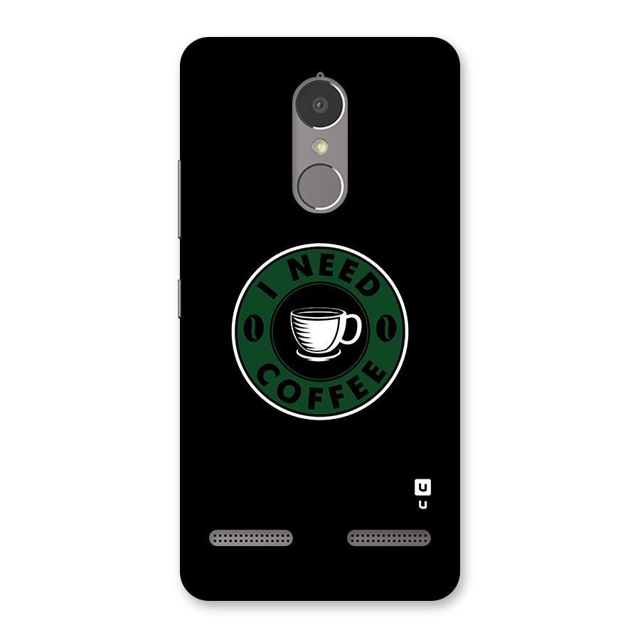 I Need Coffee Classic Back Case for Lenovo K6