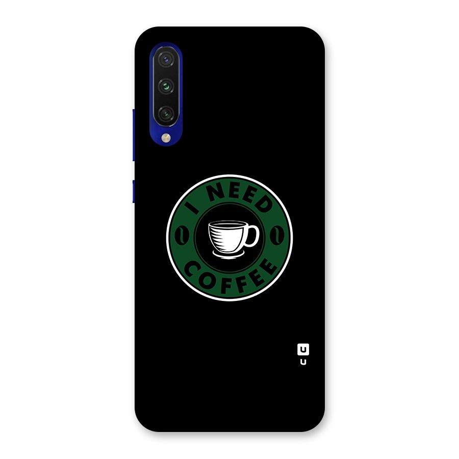 I Need Coffee Classic Back Case for Mi A3