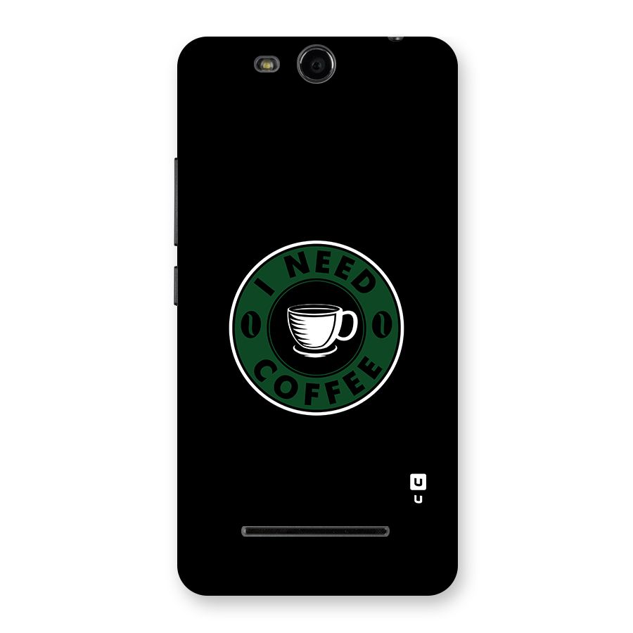 I Need Coffee Classic Back Case for Micromax Canvas Juice 3 Q392