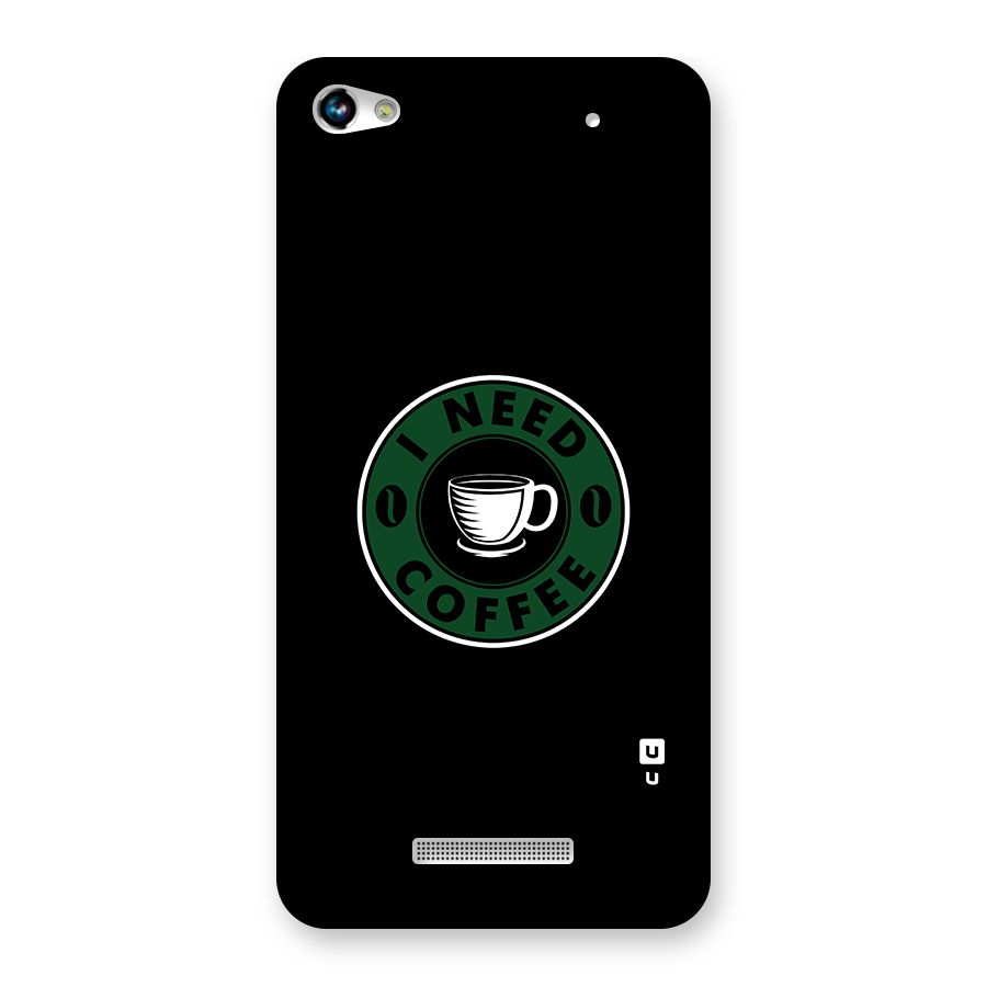 I Need Coffee Classic Back Case for Micromax Hue 2