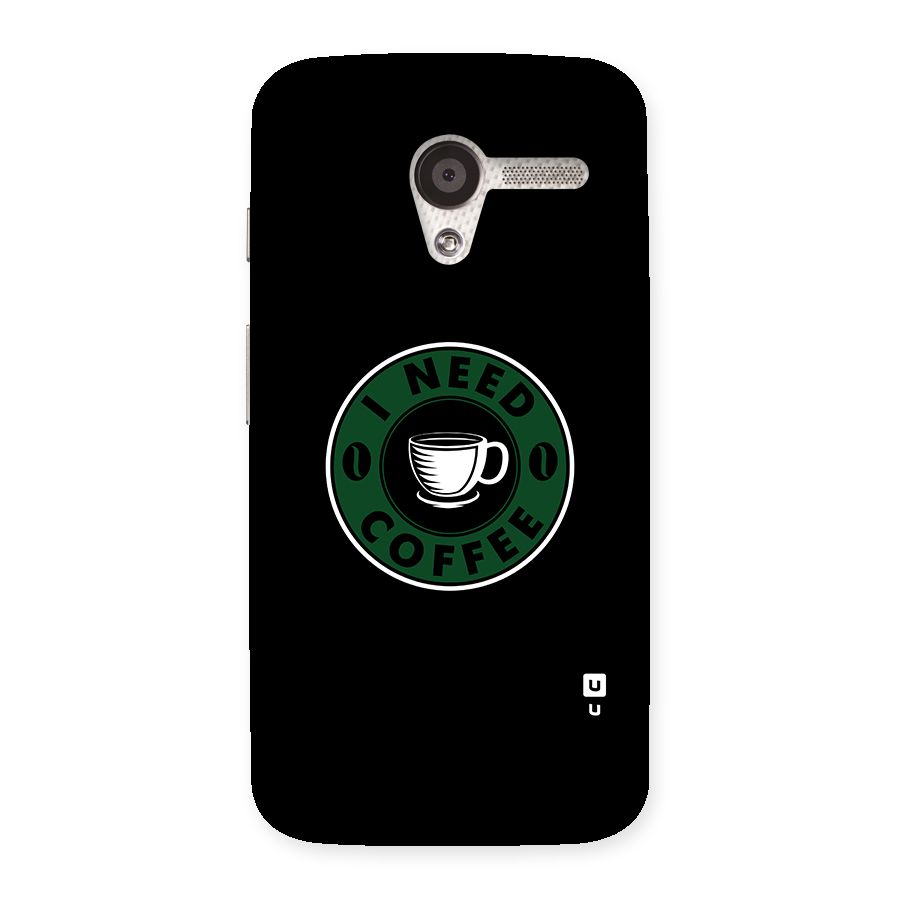I Need Coffee Classic Back Case for Moto X