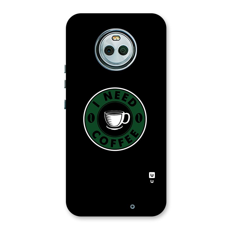 I Need Coffee Classic Back Case for Moto X4