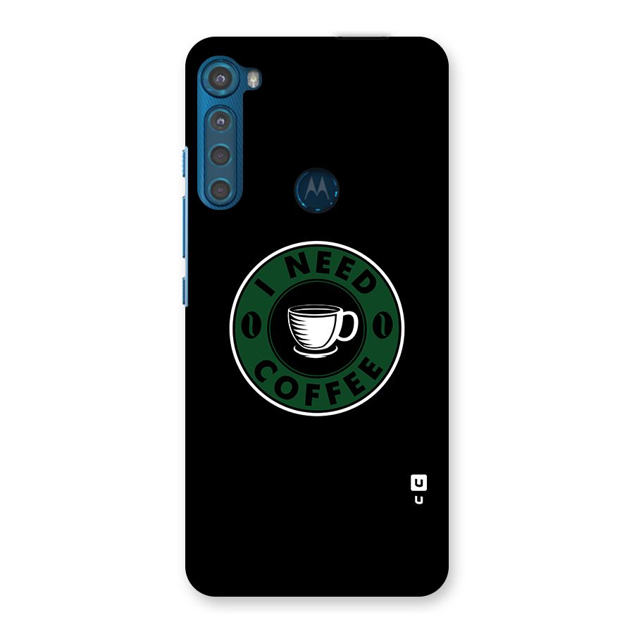 I Need Coffee Classic Back Case for Motorola One Fusion Plus