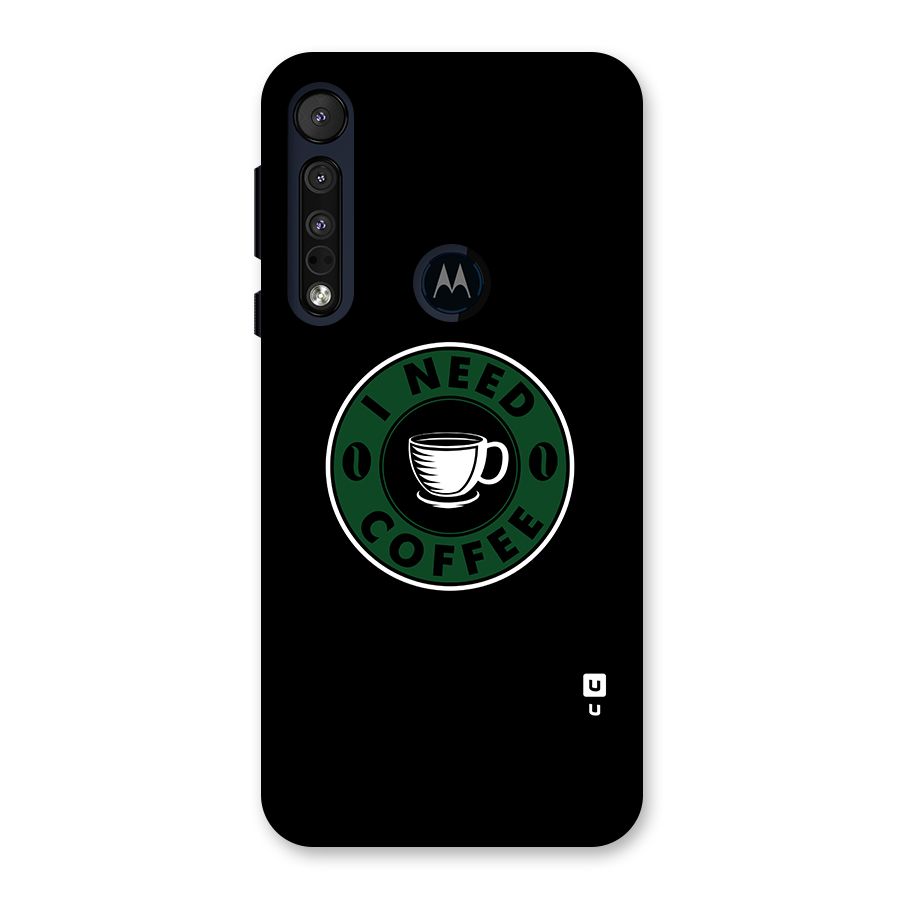 I Need Coffee Classic Back Case for Motorola One Macro