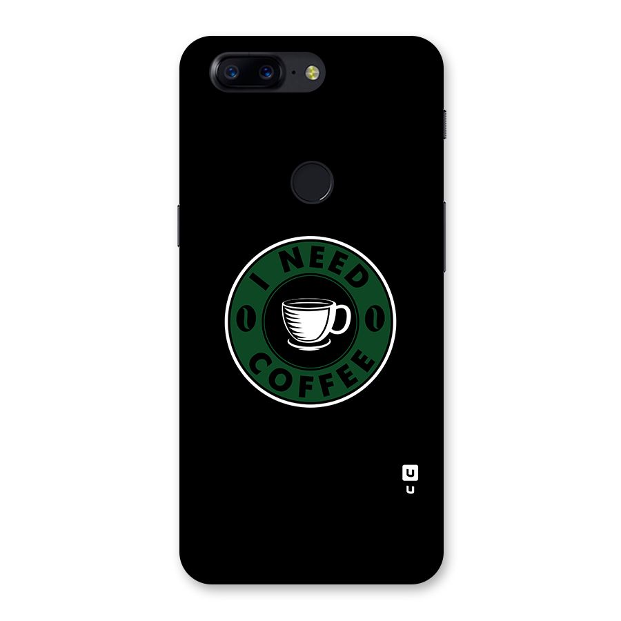 I Need Coffee Classic Back Case for OnePlus 5T