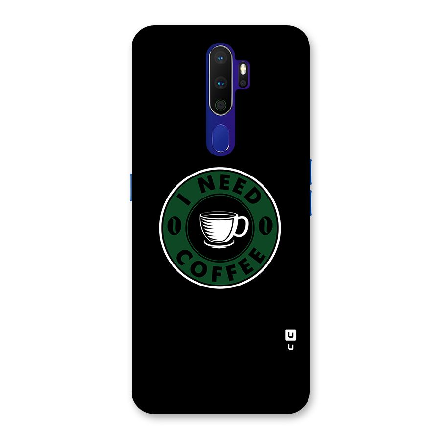 I Need Coffee Classic Back Case for Oppo A9 (2020)