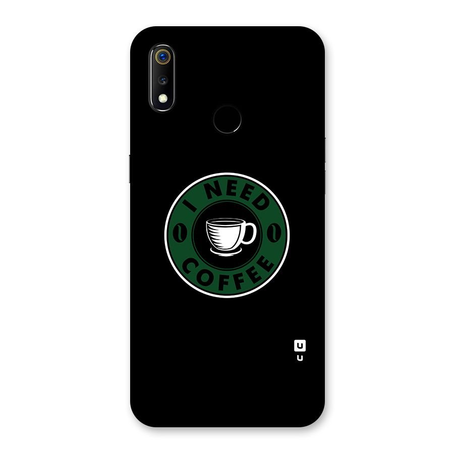 I Need Coffee Classic Back Case for Realme 3