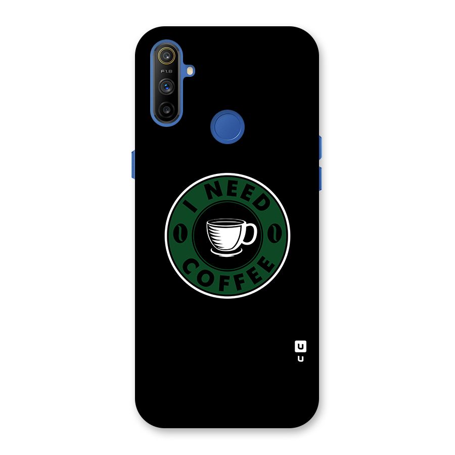 I Need Coffee Classic Back Case for Realme Narzo 10A