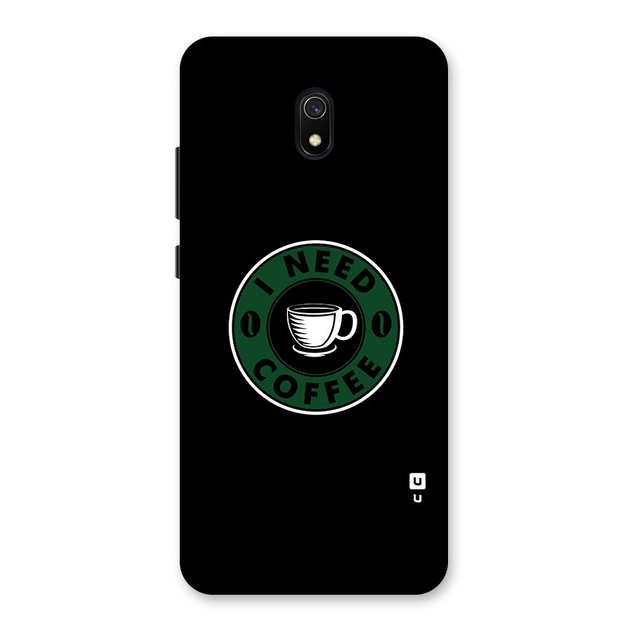 I Need Coffee Classic Back Case for Redmi 8A