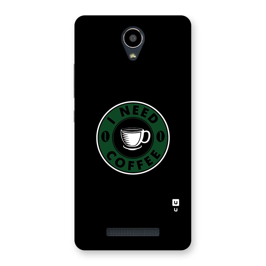 I Need Coffee Classic Back Case for Redmi Note 2