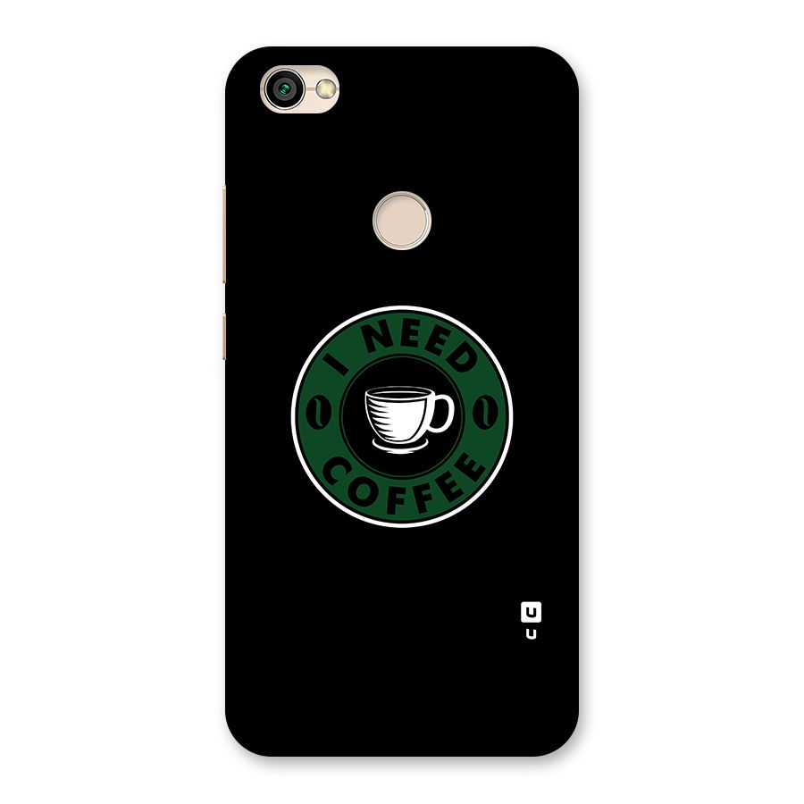 I Need Coffee Classic Back Case for Redmi Y1 2017