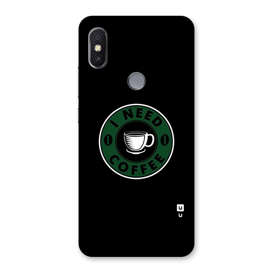 I Need Coffee Classic Back Case for Redmi Y2