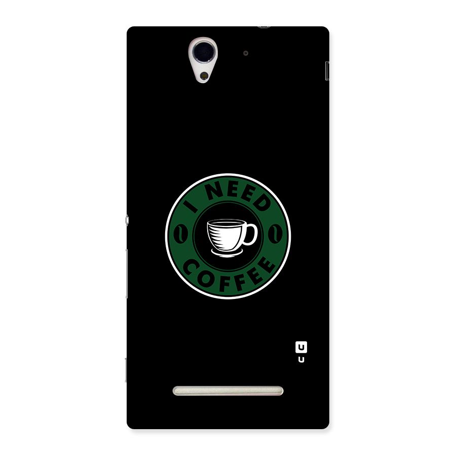 I Need Coffee Classic Back Case for Sony Xperia C3