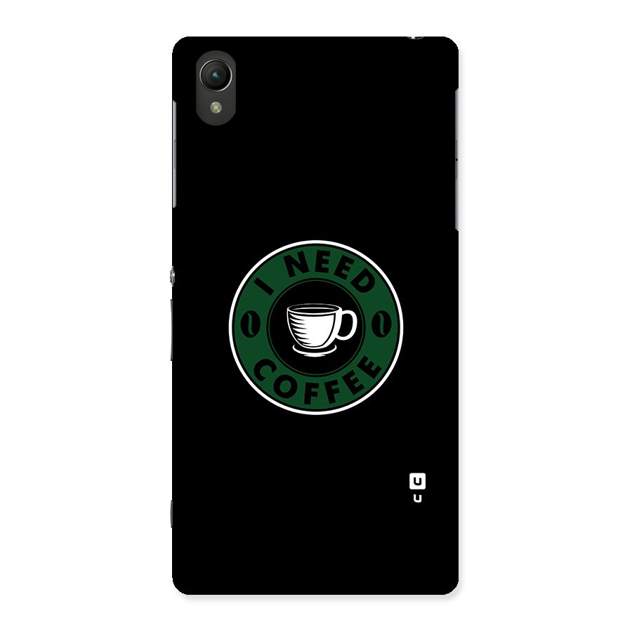 I Need Coffee Classic Back Case for Sony Xperia Z2