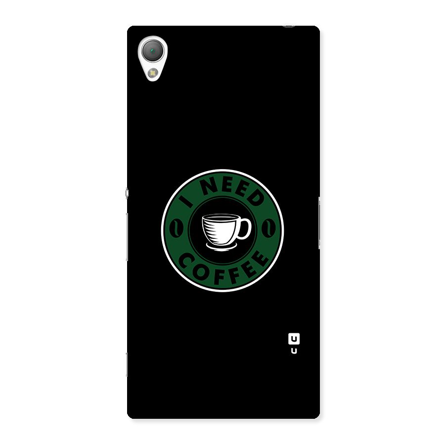 I Need Coffee Classic Back Case for Sony Xperia Z3