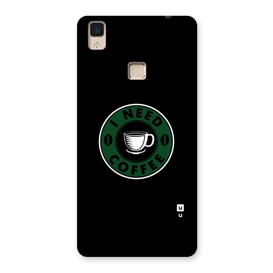 I Need Coffee Classic Back Case for V3 Max