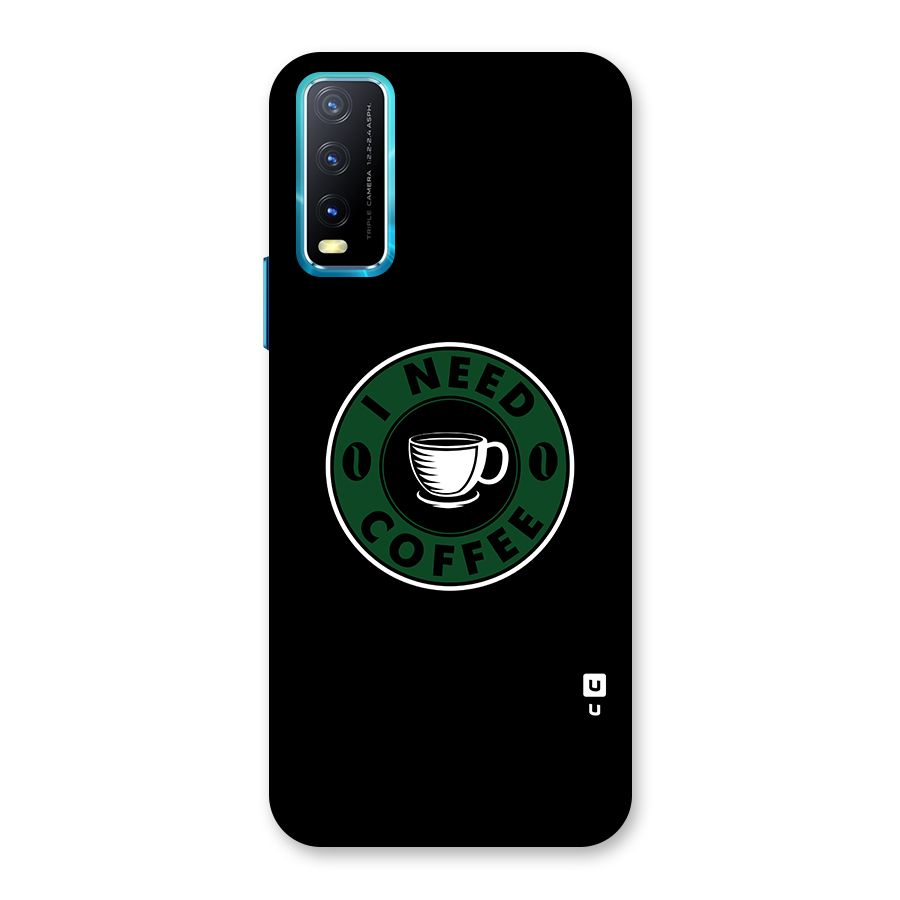 I Need Coffee Classic Back Case for Vivo Y20G
