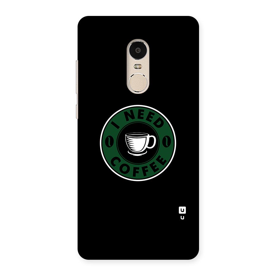 I Need Coffee Classic Back Case for Xiaomi Redmi Note 4