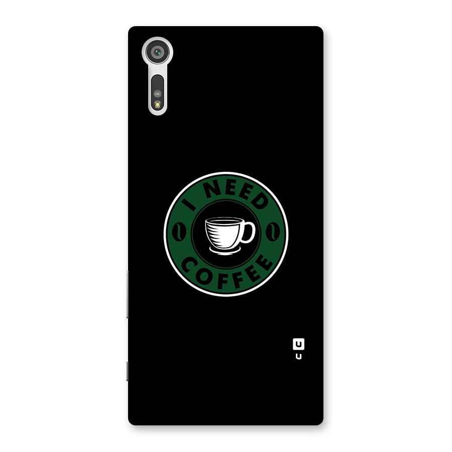I Need Coffee Classic Back Case for Xperia XZ