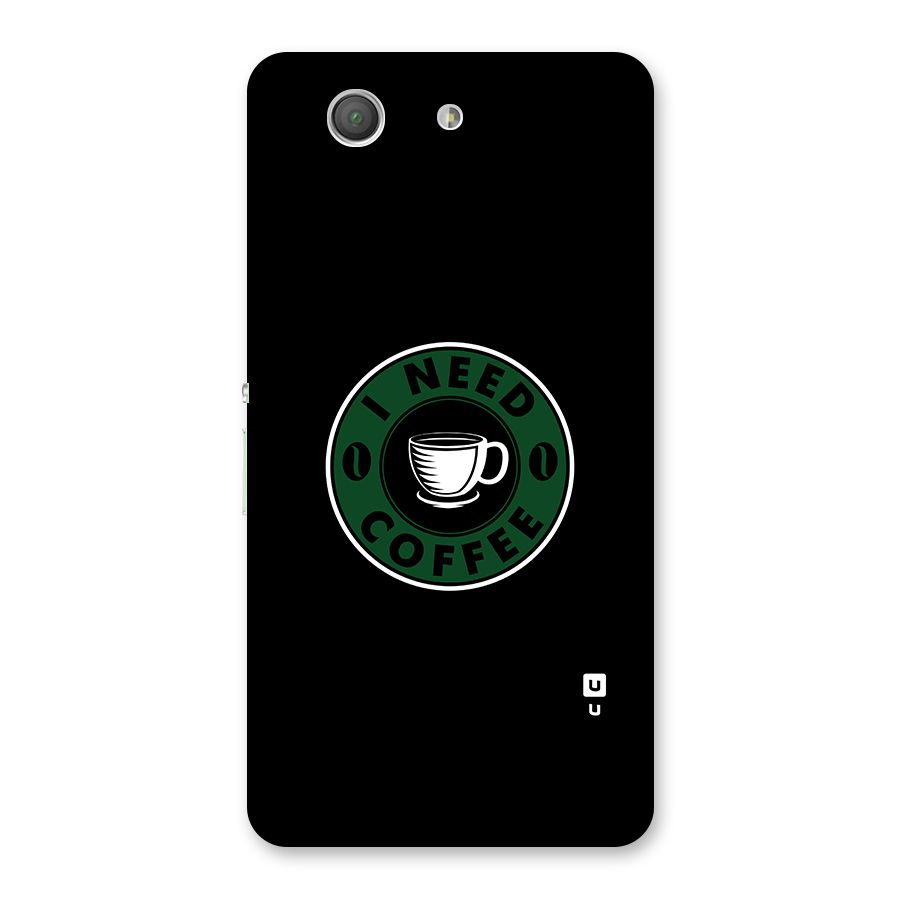 I Need Coffee Classic Back Case for Xperia Z3 Compact