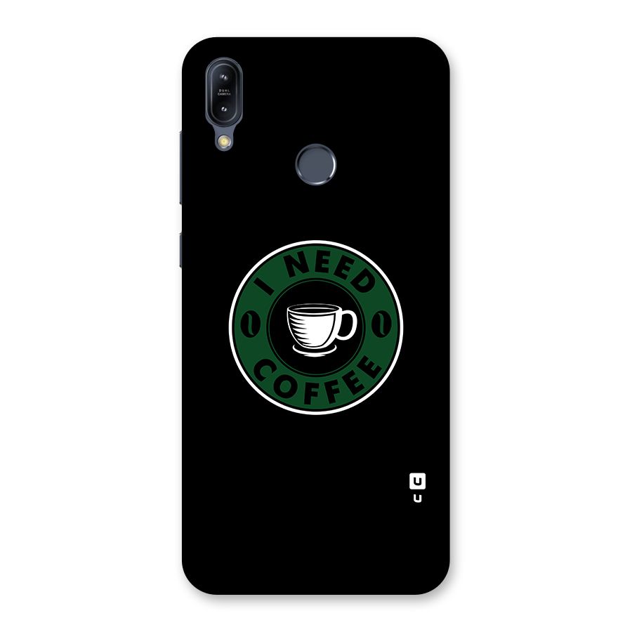 I Need Coffee Classic Back Case for Zenfone Max M2