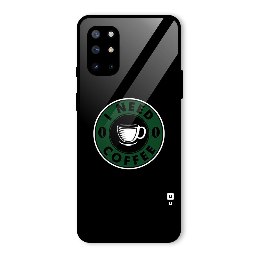 I Need Coffee Classic Glass Back Case for OnePlus 8T