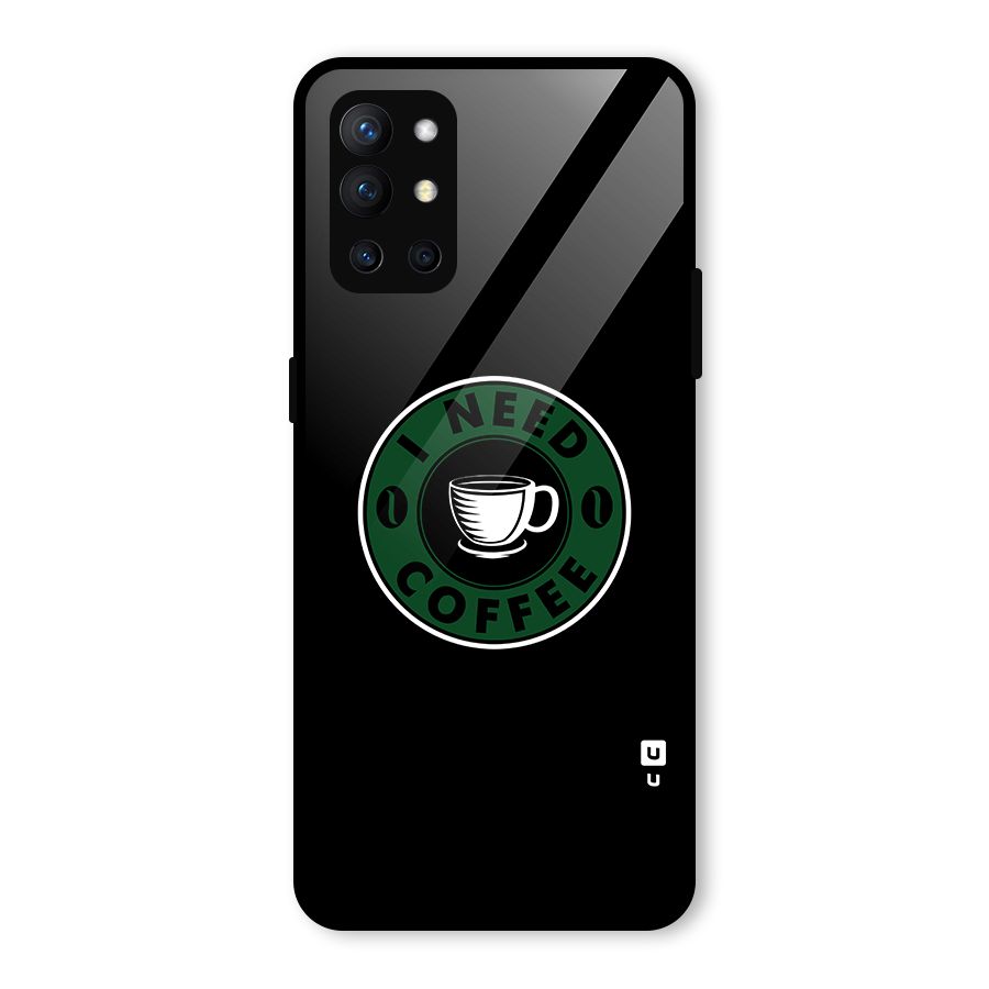 I Need Coffee Classic Glass Back Case for OnePlus 9R
