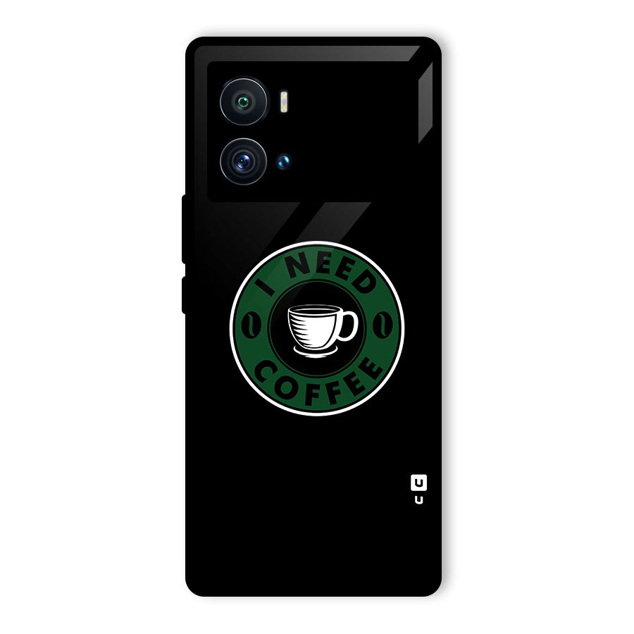 I Need Coffee Classic Glass Back Case for Vivo iQOO 9 Pro