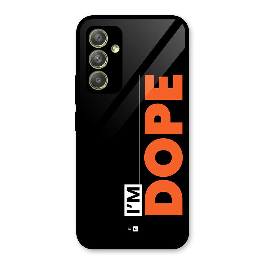 I am Dope Glass Back Case for Galaxy A54