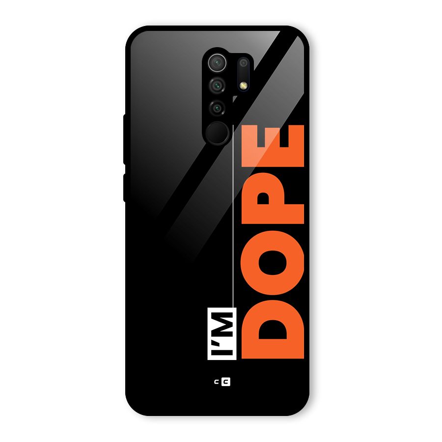 I am Dope Glass Back Case for Poco M2