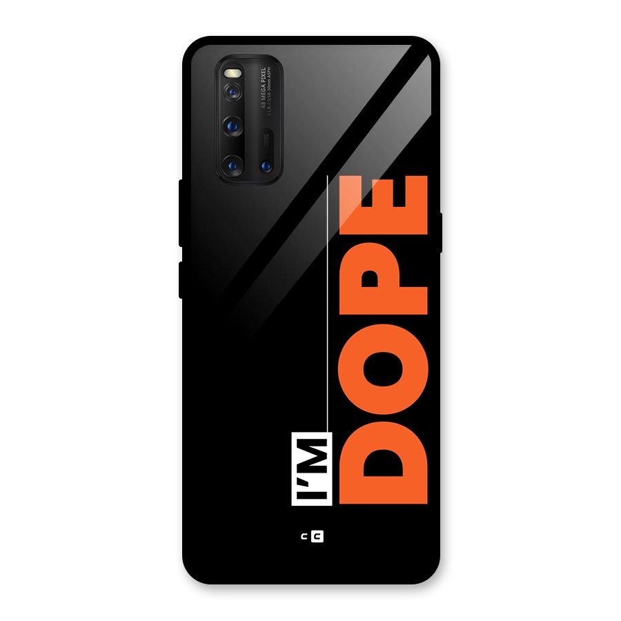 I am Dope Glass Back Case for Vivo iQOO 3