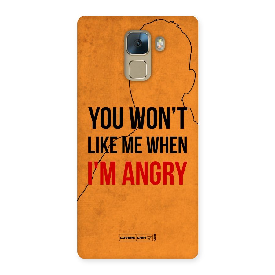I m Angry Back Case for Huawei Honor 7