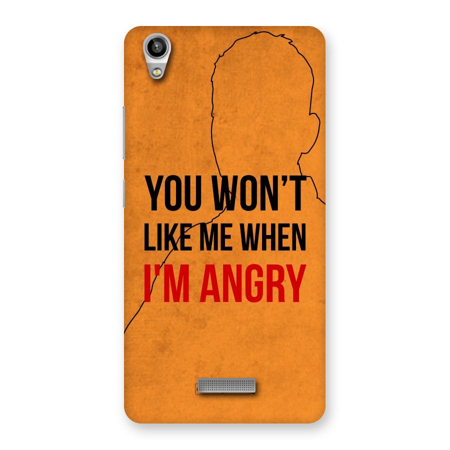 I m Angry Back Case for Lava-Pixel-V1
