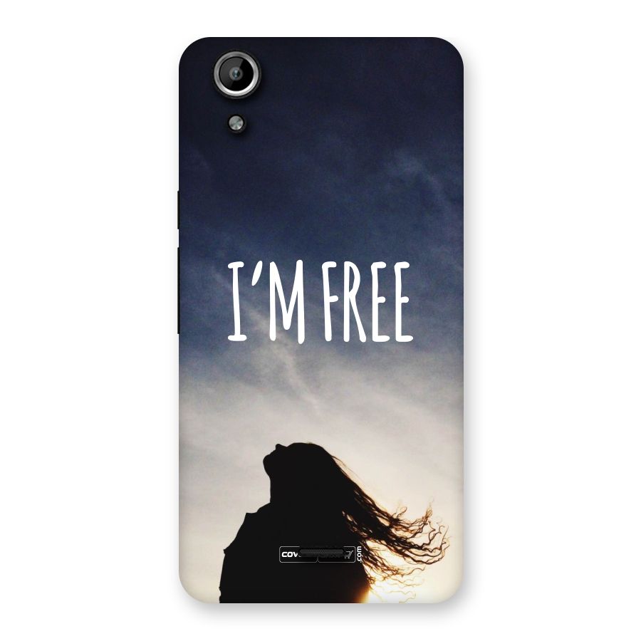 I m Free Back Case for Micromax Canvas Selfie Lens Q345