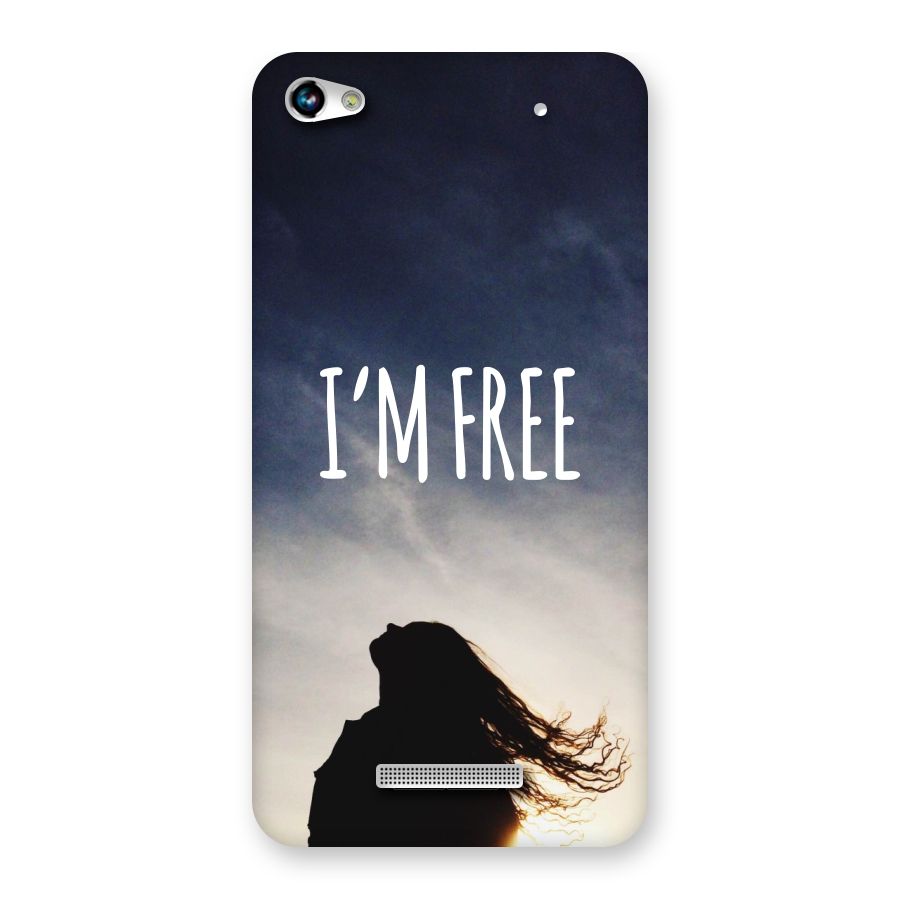 I m Free Back Case for Micromax Hue 2