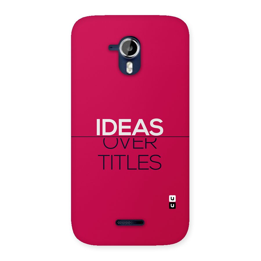 Ideas Over Titles Back Case for Canvas Magnus A117