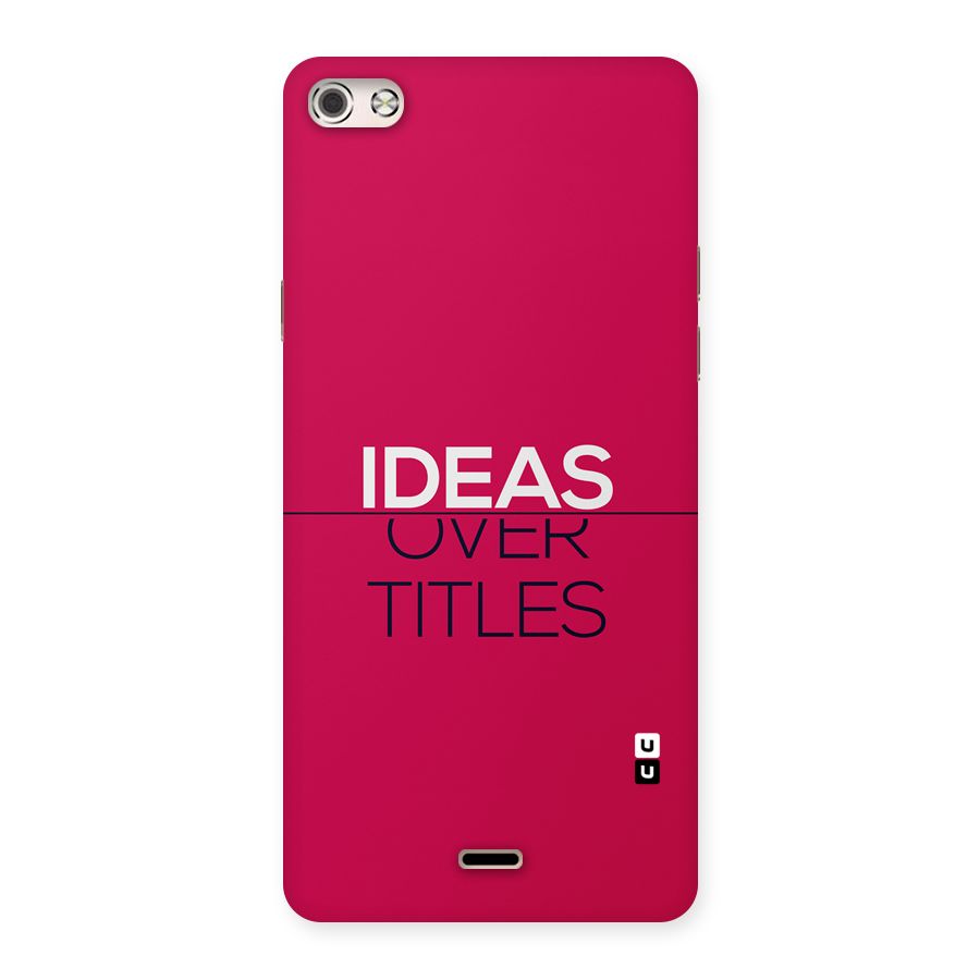 Ideas Over Titles Back Case for Canvas Silver 5