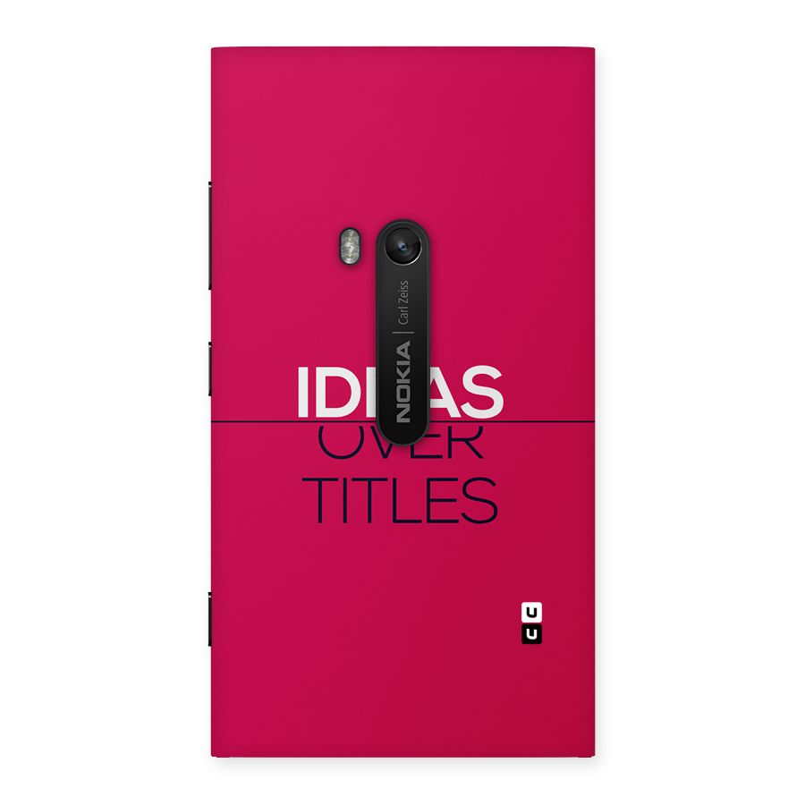 Ideas Over Titles Back Case for Lumia 920